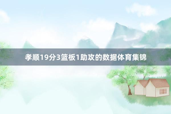 孝顺19分3篮板1助攻的数据体育集锦