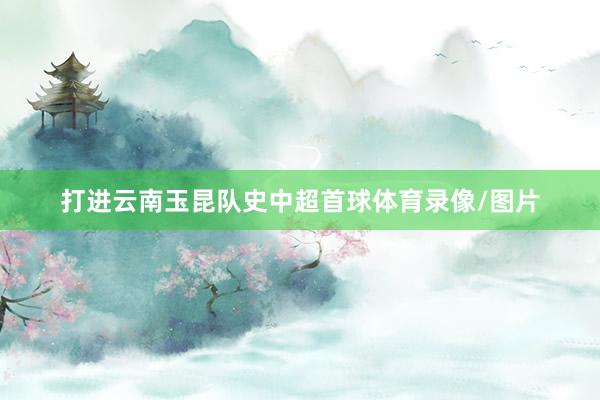 打进云南玉昆队史中超首球体育录像/图片